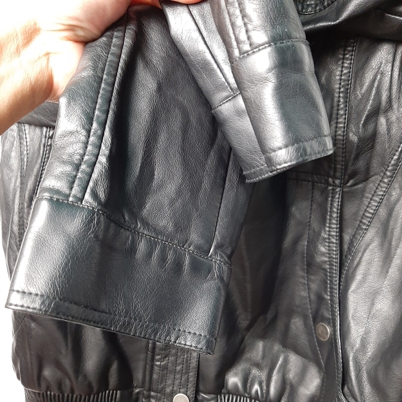 KISMET FAUX LEATHER Bikers Jacket Woman's - Picture 9 of 12